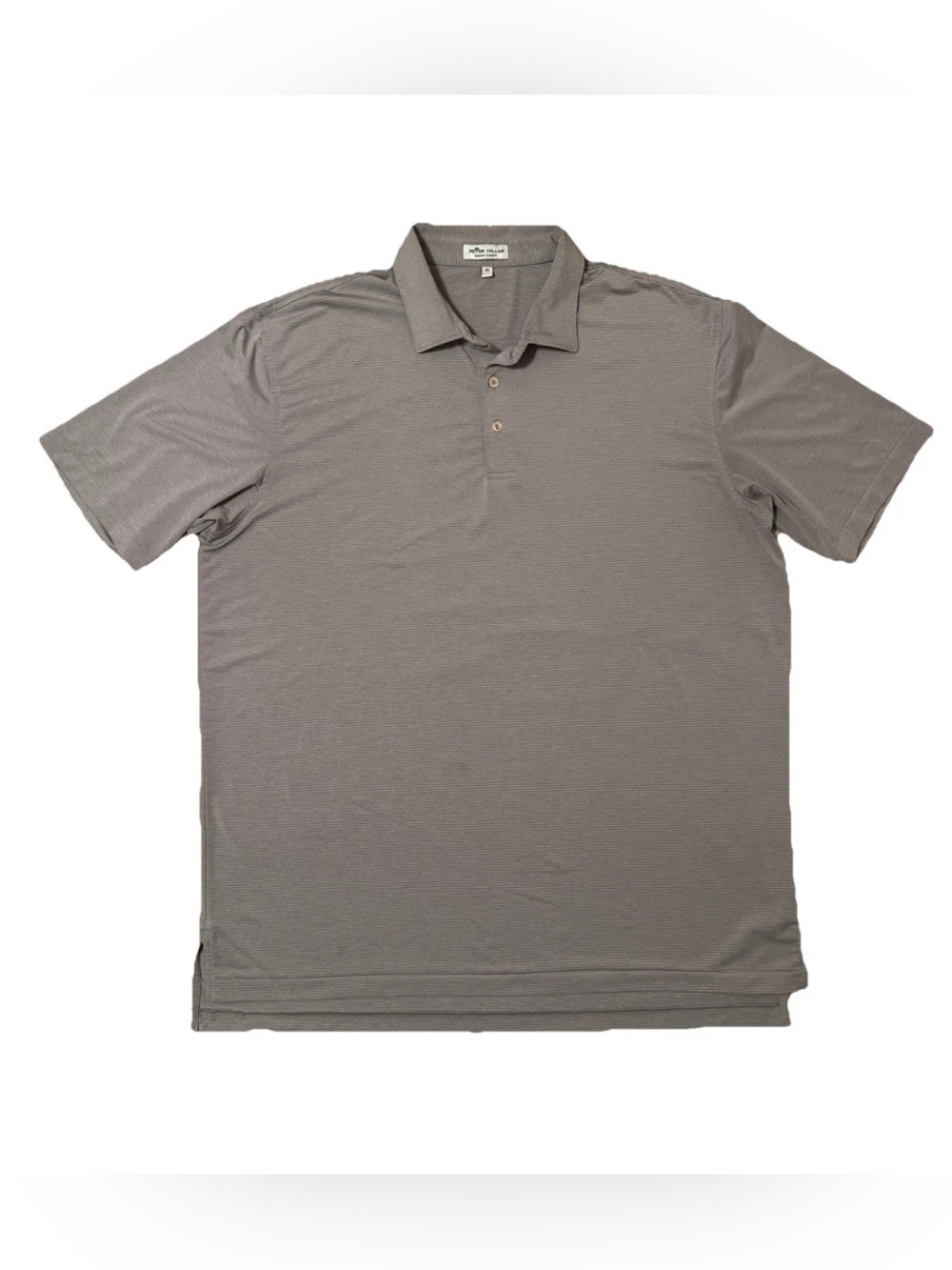 Peter Millar Summer Comfort Polo Men’s Size XL Light Gray